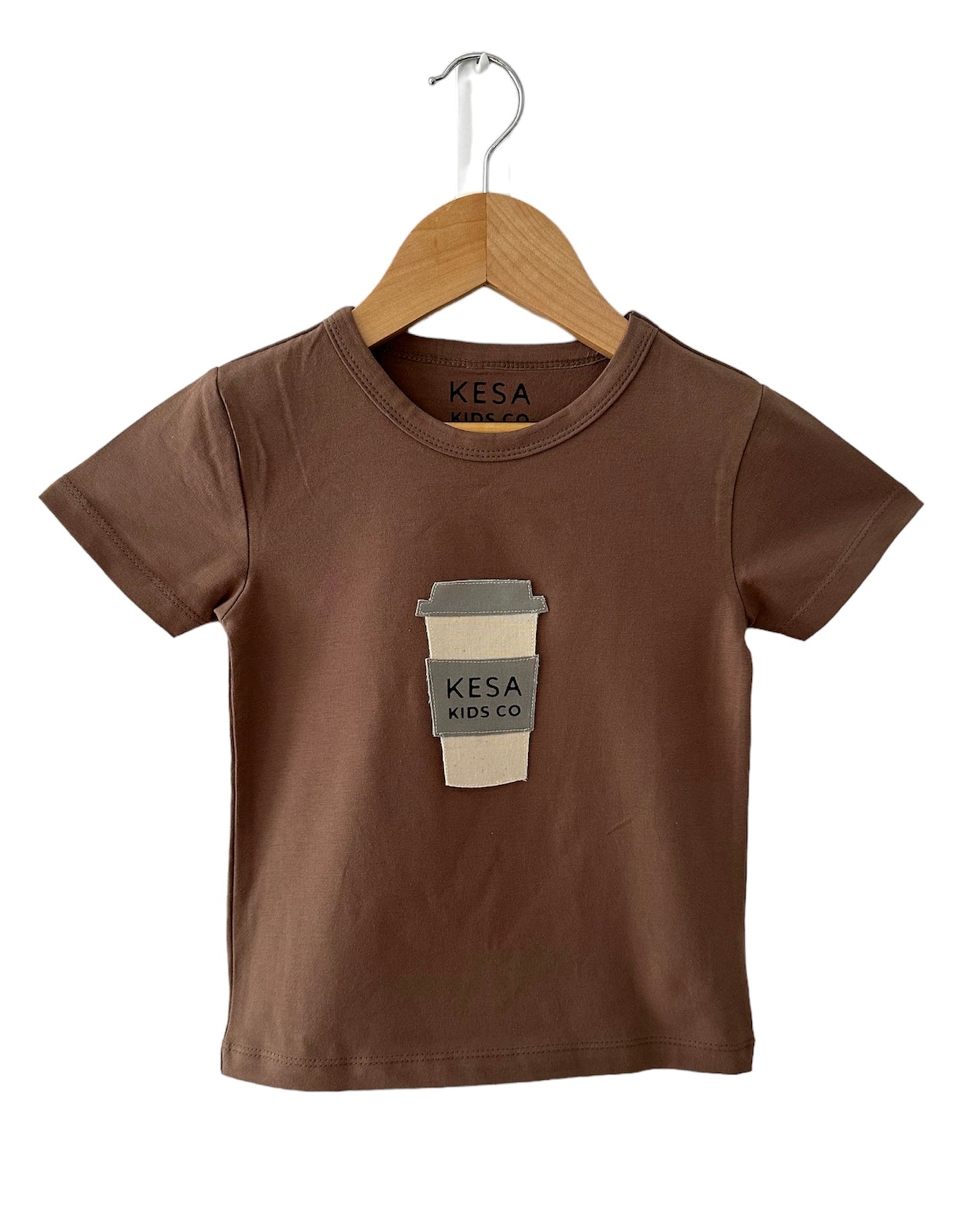 6. KESA Kids Co Cino T-Shirt MOCHA COLOUR