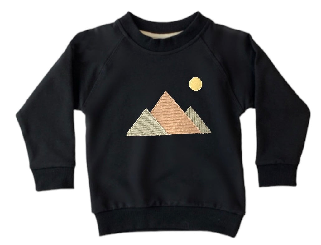 Mountains Sweater BLACK COLOUR