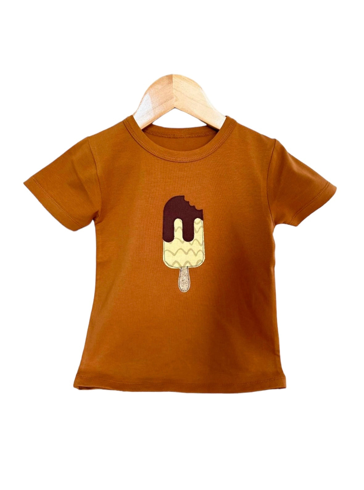 Banana Choc Pop T-shirt TOFFEE COLOUR