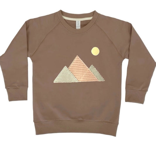 Mountains Sweater MOCHA COLOUR